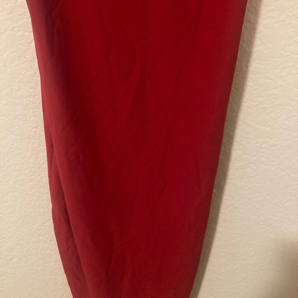 Mind Code Strapless Red Dress - Picture 4 of 4